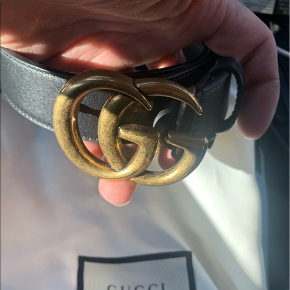 Gucci Double G marmont shiny belt buckle - Picture 5 of 5